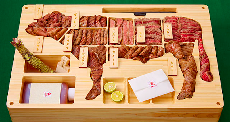 Фотография: Лучший подарок истинным любителям мяса: бэнто с премиальной мраморной говядиной из Японии №1 - BigPicture.ru