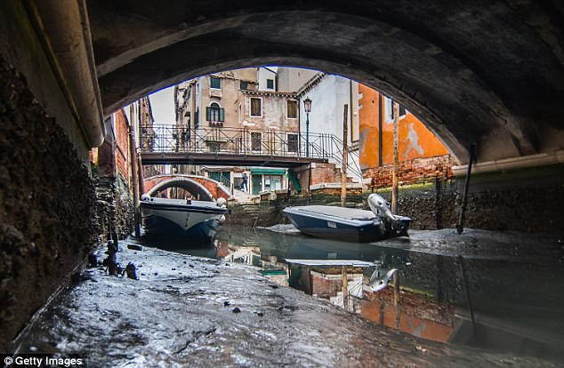 Фотография: Легендарные каналы Венеции высыхают из-за аномальной погоды №10 - BigPicture.ru