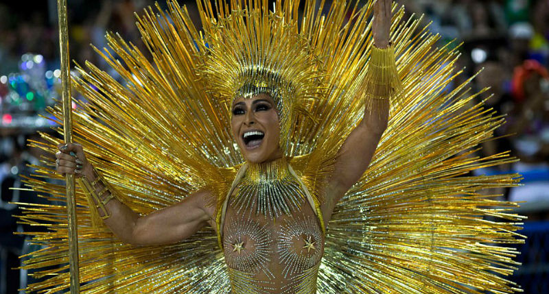 Фотография: Буйство плоти, пота и блесток: Рио-де-Жанейро захватил карнавал №1 - BigPicture.ru