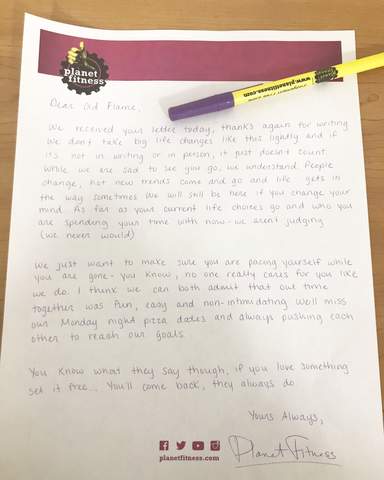 Фотография: Дело не в тебе, дело во мне: парень написал трогательное письмо, чтобы разорвать контракт с фитнес-клубом №3 - BigPicture.ru