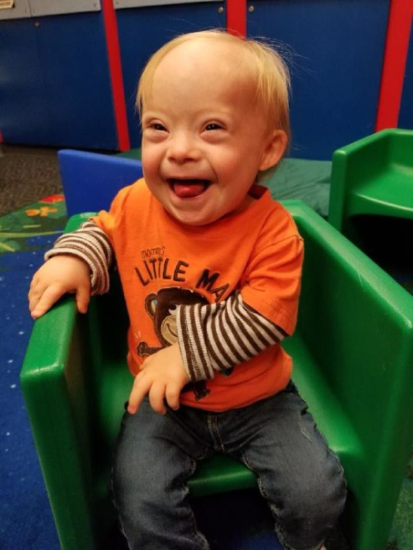 Фотография: Малыш с синдромом Дауна покорил Gerber своей улыбкой и стал лицом компании детского питания №3 - BigPicture.ru