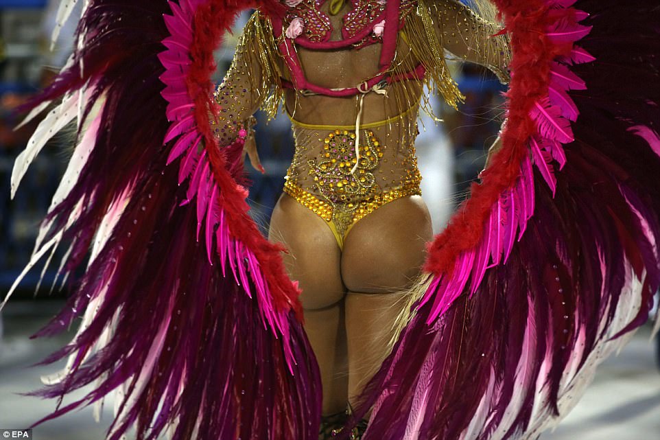 Фотография: Буйство плоти, пота и блесток: Рио-де-Жанейро захватил карнавал №3 - BigPicture.ru