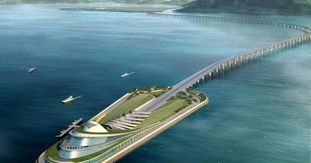 Фотография: ​В Китае построили самый длинный в мире морской мост №10 - BigPicture.ru