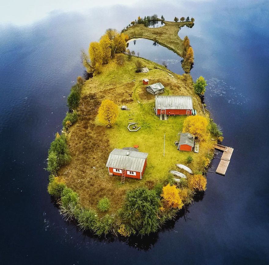 Фотография: Красота четырех времен года на маленьком финском острове Долгий Камень №4 - BigPicture.ru