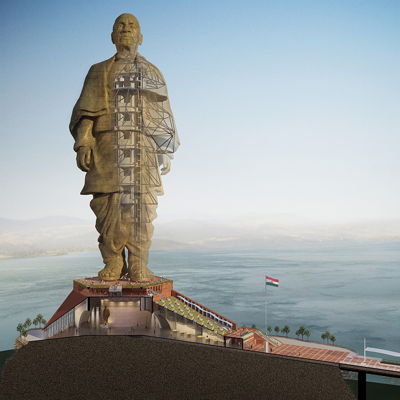 Фотография: В Индии достраивают самый большой памятник на свете — в два раза выше статуи Свободы №8 - BigPicture.ru
