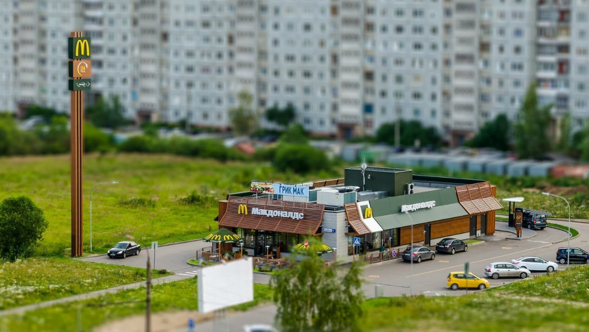 городские пейзажи России в объективе tilt-shift