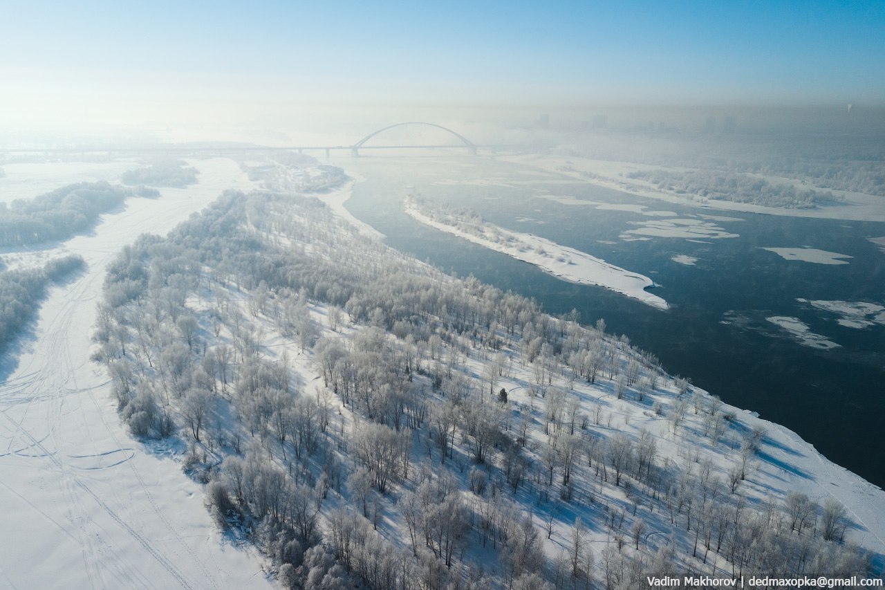Фотография: Все краски Новосибирска в таймлапсе от фотографа, который целый год снимал город с воздуха №22 - BigPicture.ru