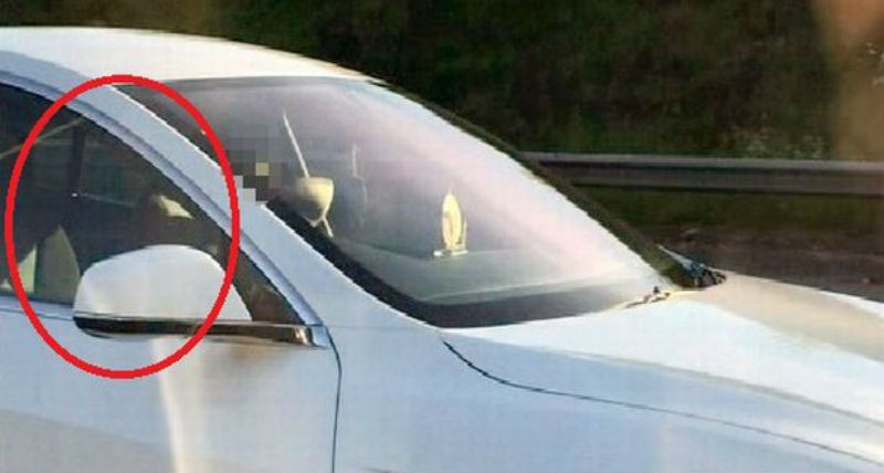 Фотография: Водителя Tesla лишили прав за езду на пассажирском сиденье №1 - BigPicture.ru