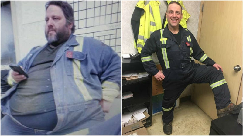 Фотография: Неподъемная совесть: канадец похудел на 140 килограммов после того, как занял два места в эвакуационном самолете №1 - BigPicture.ru