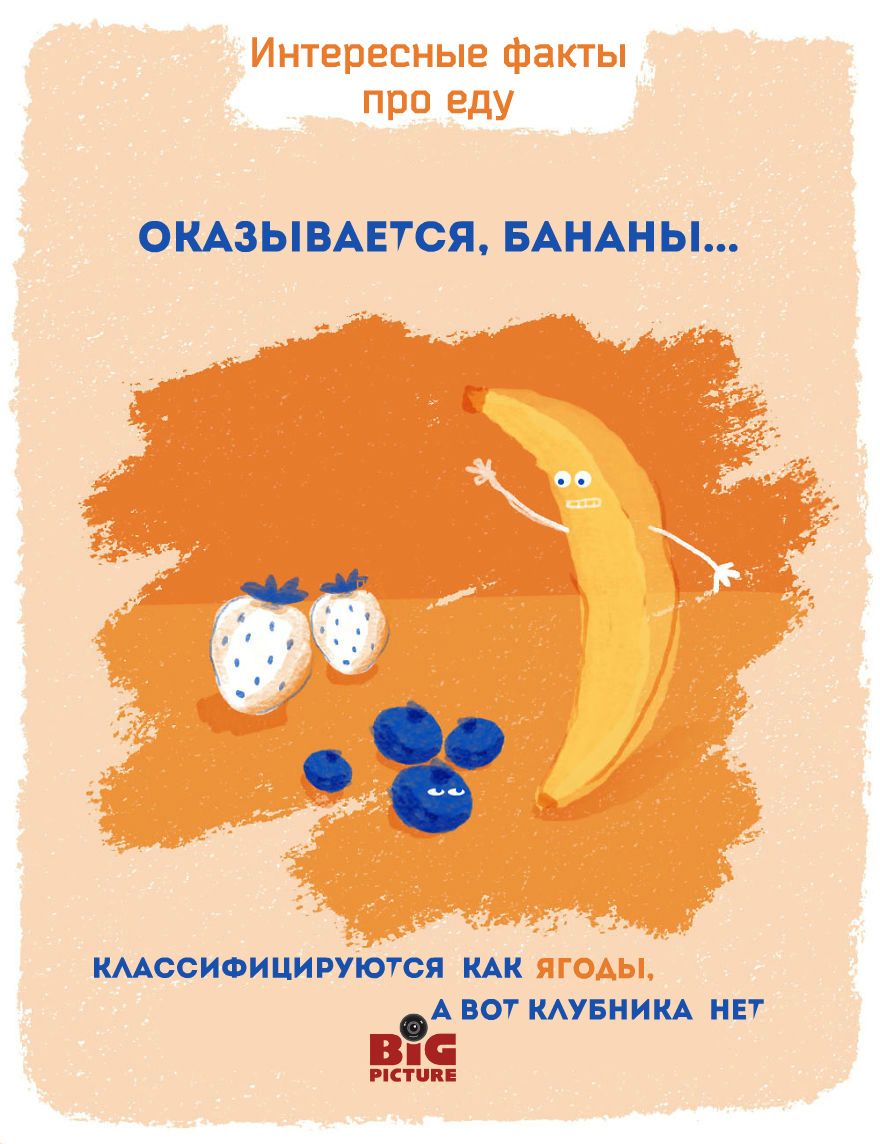 Фотография: Этикетки на фруктах можно есть! 20 необычных фактов про еду №5 - BigPicture.ru