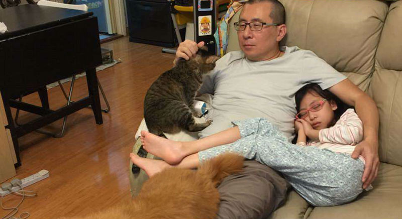 Фотография: Зачем отец, дочь, собака и кот каждый год на протяжении десятилетия делают одинаковую фотографию №1 - BigPicture.ru