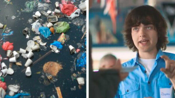 23-летний изобретатель придумал, как очистить от пластикового мусора Тихий океан за 5 лет