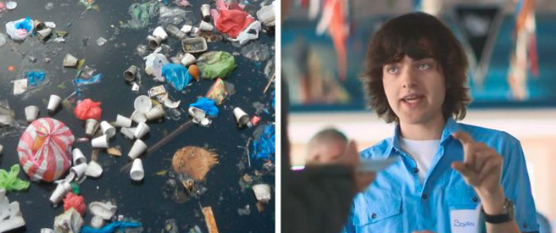 Фотография: 23-летний изобретатель придумал, как очистить от пластикового мусора Тихий океан за 5 лет №1 - BigPicture.ru