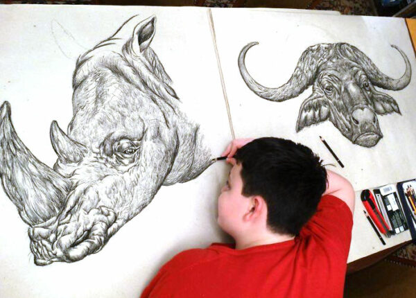 Юный серб рисует с двух лет и уже иллюстрирует энциклопедии
