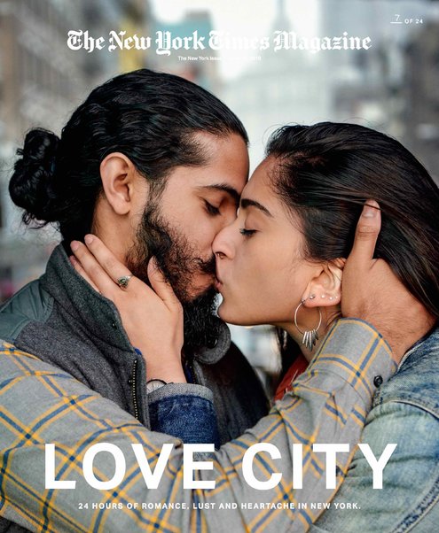 24 поцелуя за 24 часа: головокружительный проект фотографа из Нью-Йорка