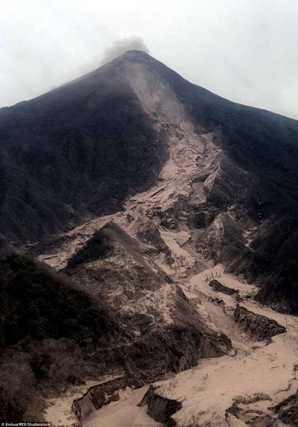 Фотография: Вулкан Фуэго в Гватемале за сутки убил 69 человек. Количество погибших растет №6 - BigPicture.ru