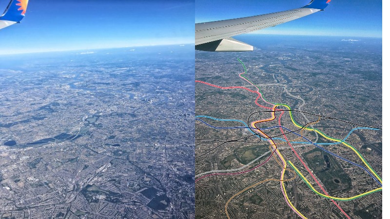 Фотография: Как фотография Лондона из самолета превратилась в 3D-карту метрополитена №1 - BigPicture.ru