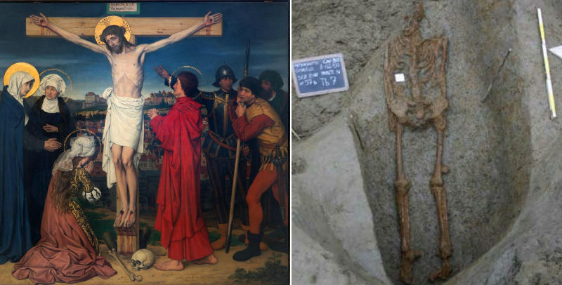 Фотография: Умер как Иисус Христос: итальянские ученые обнаружили скелет распятого человека №1 - BigPicture.ru