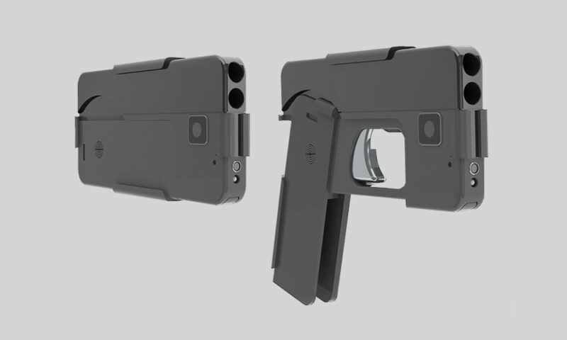 Фотография: Опасная мимикрия: в Штатах стартовали продажи пистолета, стилизованного под смартфон №1 - BigPicture.ru