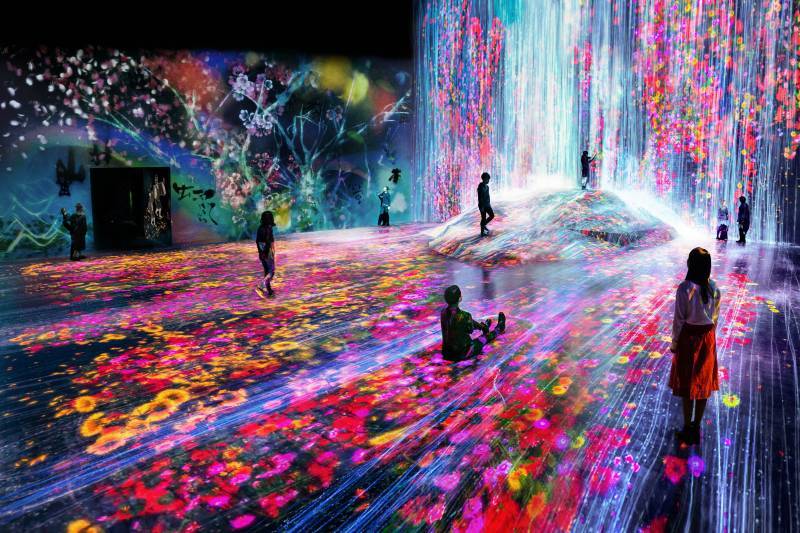 Фотография: В Японии открыли первый в мире интерактивный музей цифрового искусства №1 - BigPicture.ru