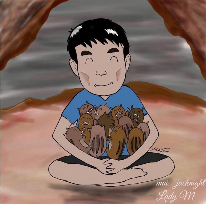 Фотография: История тренера из тайской пещеры, который научил детей медитировать и этим спас их №5 - BigPicture.ru