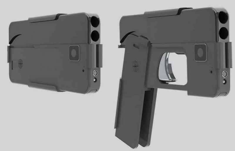 Фотография: Опасная мимикрия: в Штатах стартовали продажи пистолета, стилизованного под смартфон №4 - BigPicture.ru
