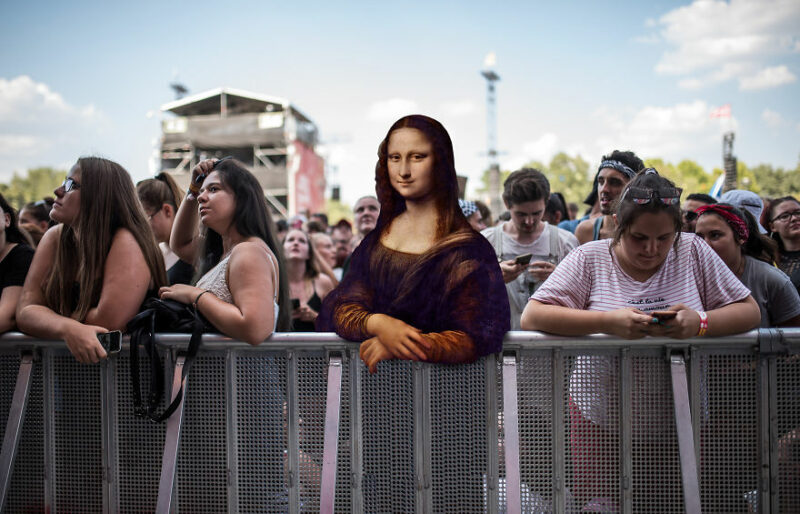 Мона Лиза на музыкальном фестивале Сигет
