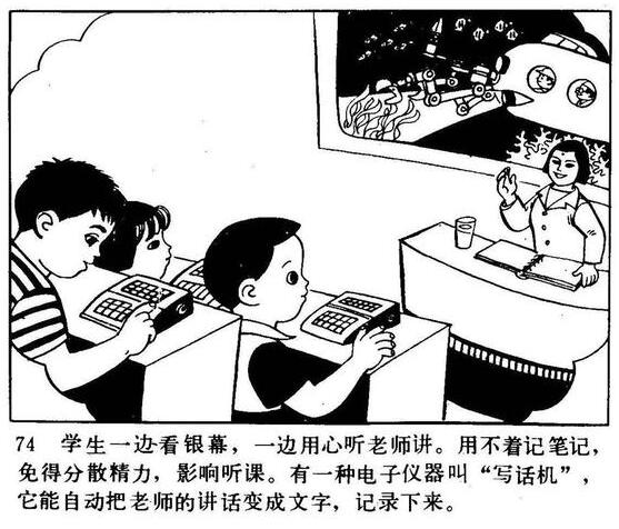 Фотография: Смартфоны, умные часы и роботы: китайская детская книжка 1960-го года предсказала, как будут жить люди в будущем №5 - BigPicture.ru