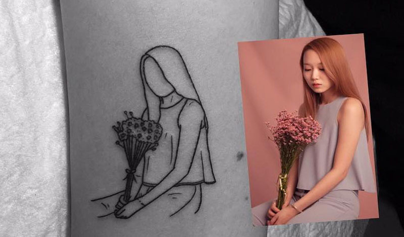 Фотография: Ничего лишнего: 20 лаконичных татуировок от мастера минимализма из Южной Кореи №1 - BigPicture.ru
