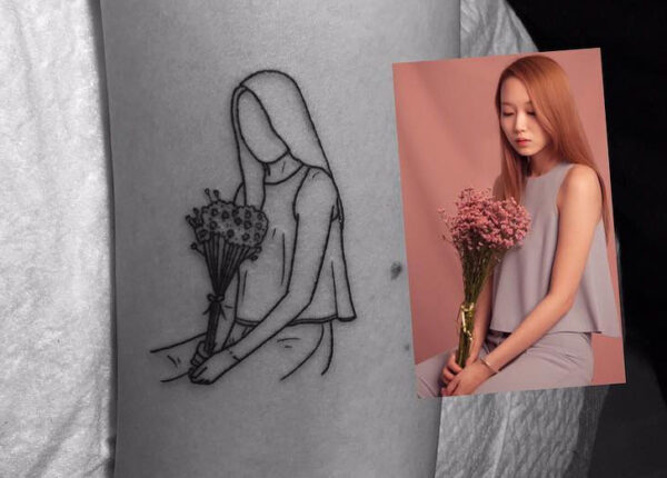Ничего лишнего: 20 лаконичных татуировок от мастера минимализма из Южной Кореи