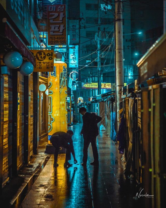 Фотки на мобильный: 30 потрясающих кадров дождливого Сеула