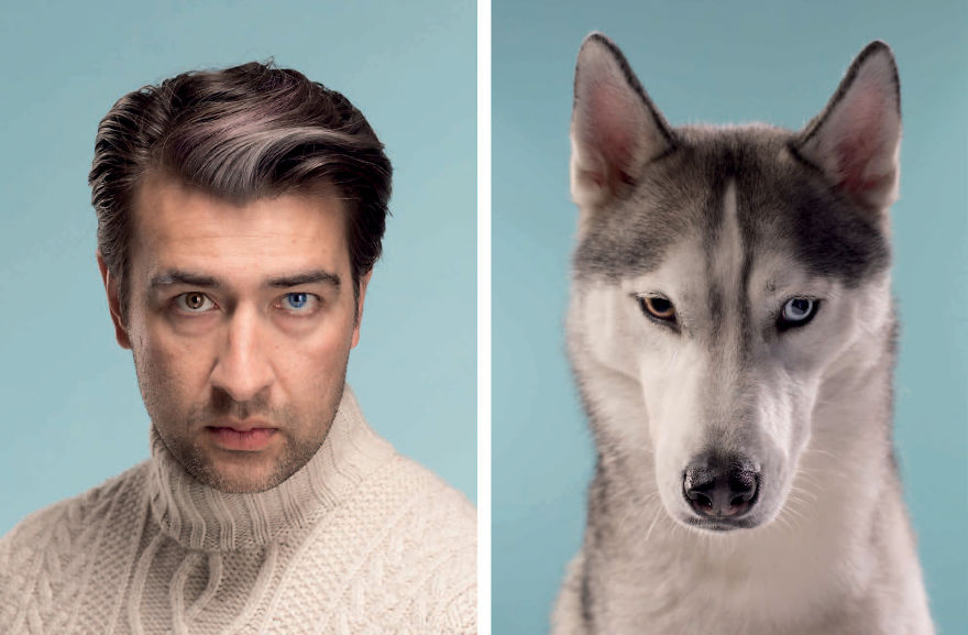 Фотография: Найди 10 отличий: Собаки, так похожие на своих хозяев №7 - BigPicture.ru