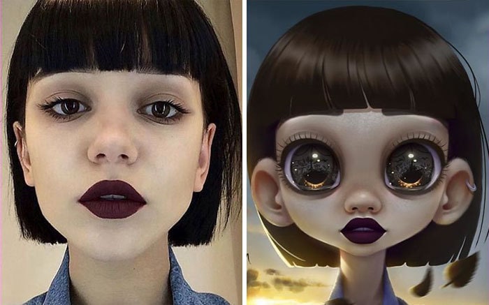 Фотография: Любительница Disney и Pixar превращает портреты обычных людей в мультяшки, и это невероятно! №13 - BigPicture.ru