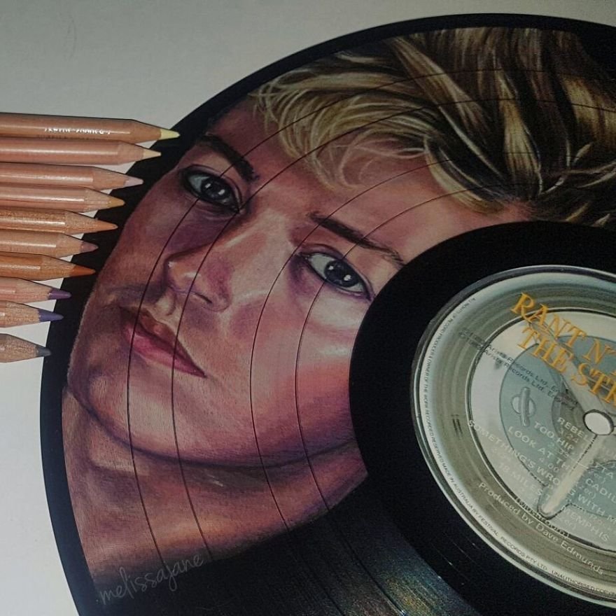 Фотография: Художница превращает старые виниловые пластинки в произведения искусства №20 - BigPicture.ru