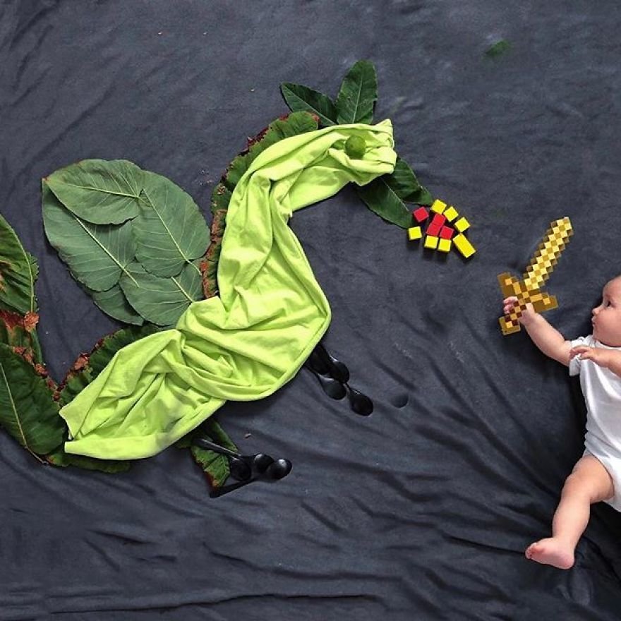 Фотография: Лучшие идеи для детских фотографий: невероятно позитивные снимки от мамы в квадрате №29 - BigPicture.ru