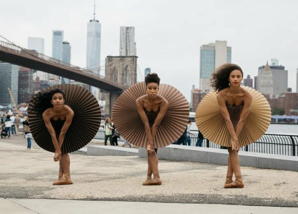 Балерины в пачках из оригами в необычном фотопроекте под названием «Плие»