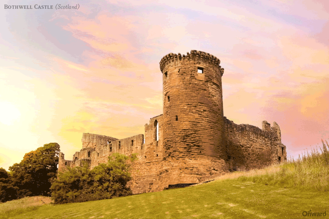 Фотография: Эффектная GIF-реставрация: как выглядели британские замки в пору своего расцвета №4 - BigPicture.ru
