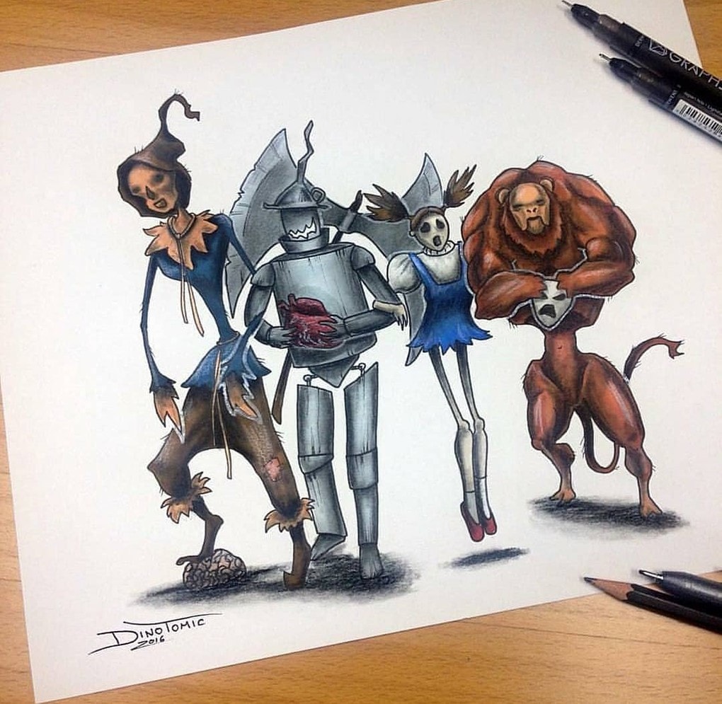 Фотография: Мурашки по коже: художник превращает мультяшных персонажей в страшилищ №3 - BigPicture.ru