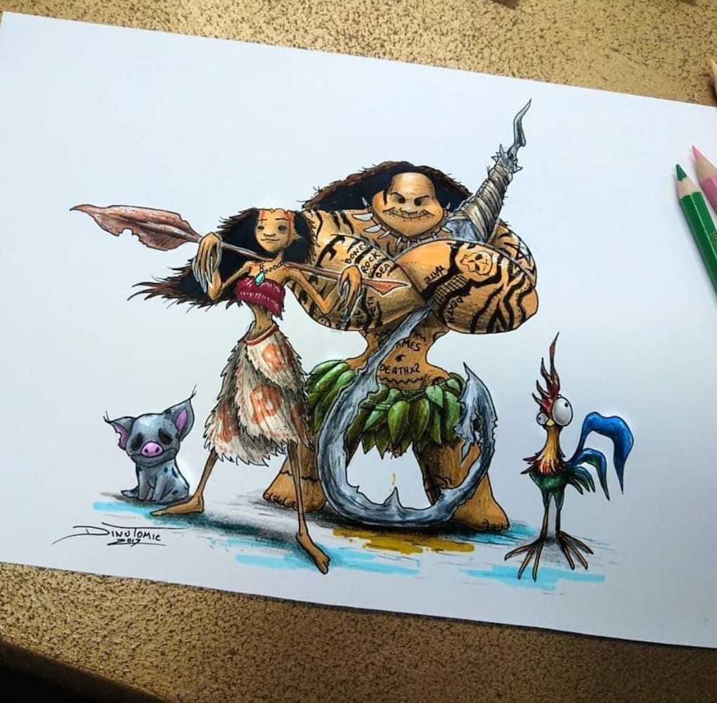 Фотография: Мурашки по коже: художник превращает мультяшных персонажей в страшилищ №9 - BigPicture.ru