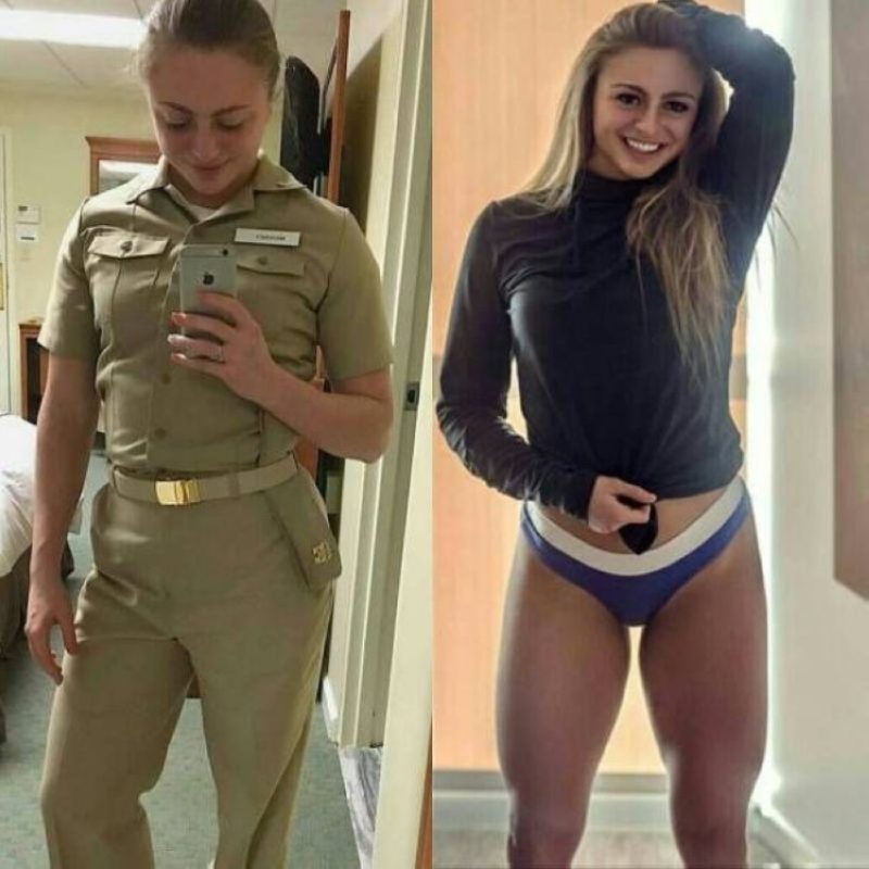 Порно фото девушек в униформе