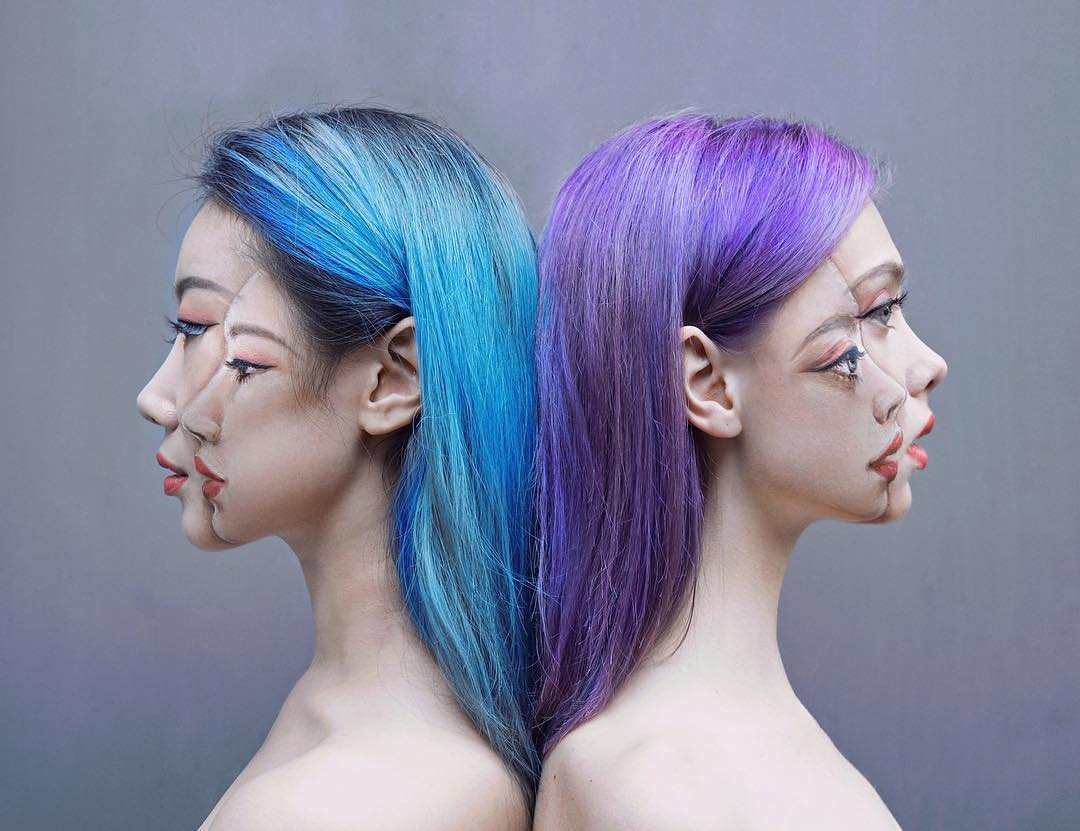 Фотография: Прекрасные химеры: визажист из Кореи взрывает мозг оптическими иллюзиями макияжа №1 - BigPicture.ru