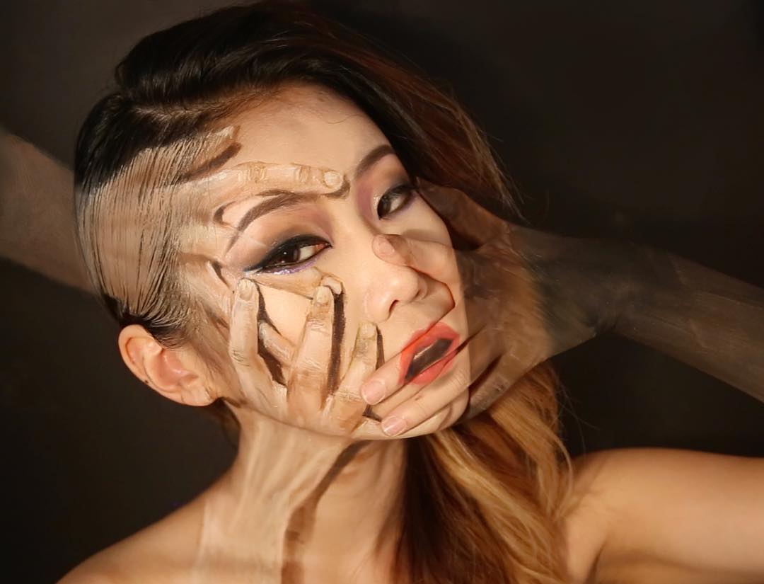 Фотография: Прекрасные химеры: визажист из Кореи взрывает мозг оптическими иллюзиями макияжа №4 - BigPicture.ru