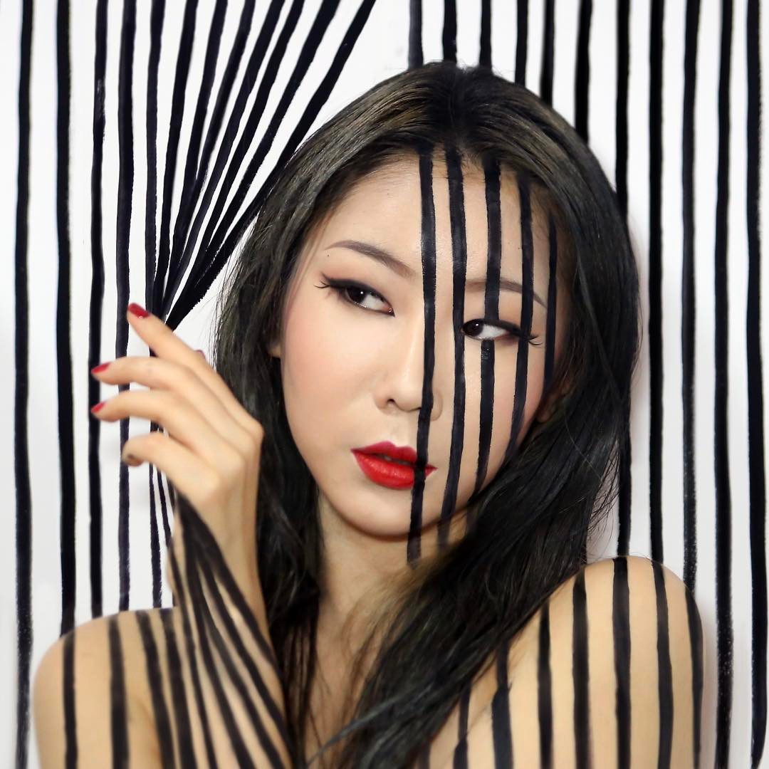 Фотография: Прекрасные химеры: визажист из Кореи взрывает мозг оптическими иллюзиями макияжа №10 - BigPicture.ru