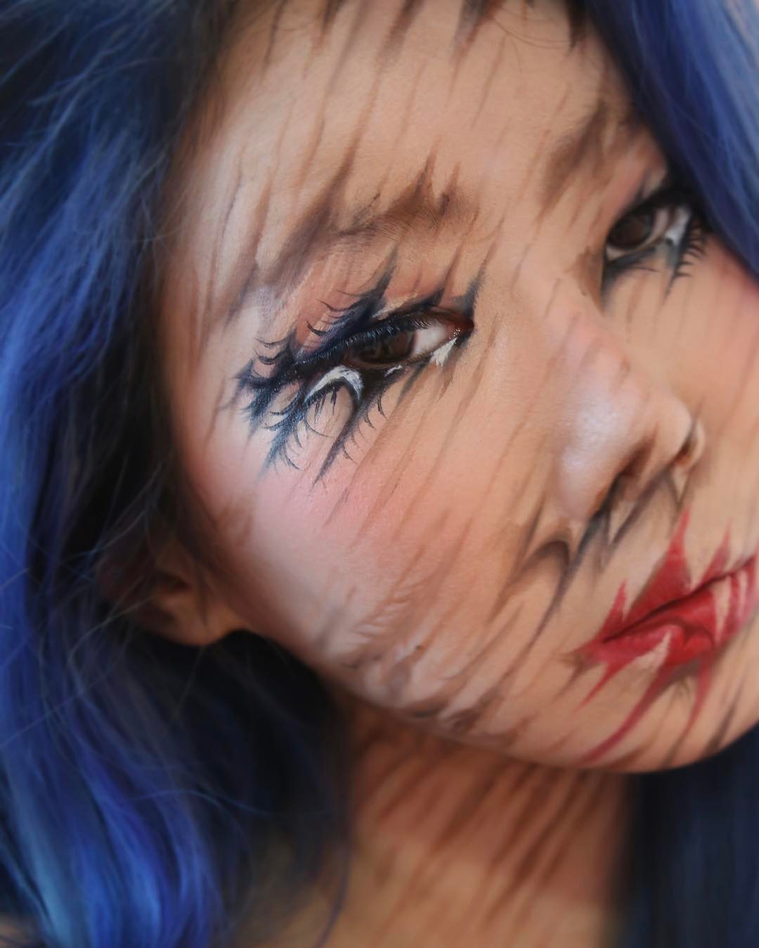 Фотография: Прекрасные химеры: визажист из Кореи взрывает мозг оптическими иллюзиями макияжа №29 - BigPicture.ru