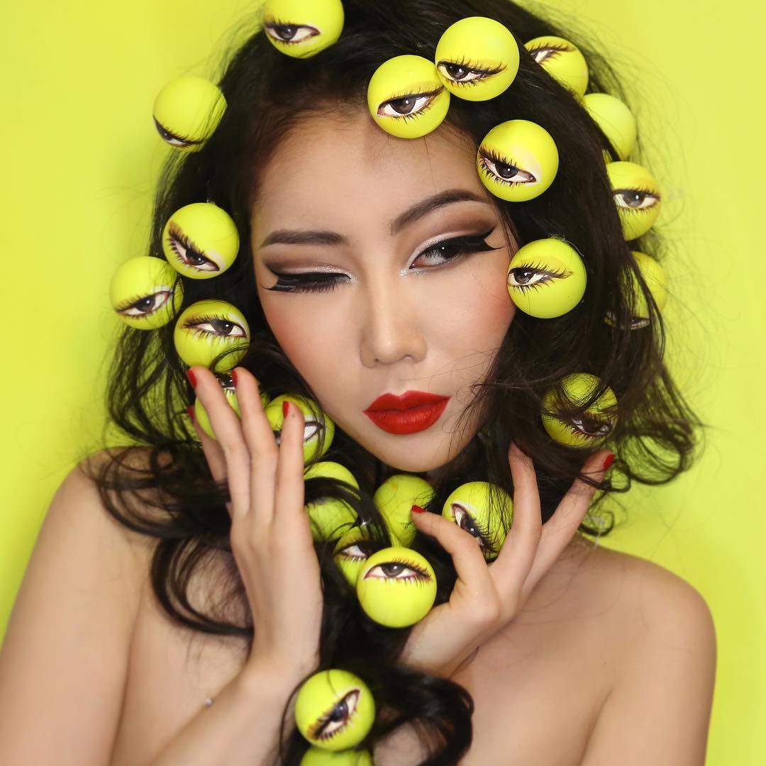Фотография: Прекрасные химеры: визажист из Кореи взрывает мозг оптическими иллюзиями макияжа №40 - BigPicture.ru