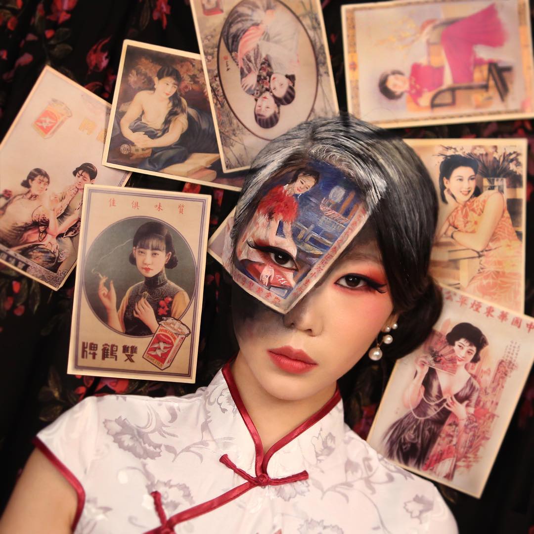 Фотография: Прекрасные химеры: визажист из Кореи взрывает мозг оптическими иллюзиями макияжа №45 - BigPicture.ru