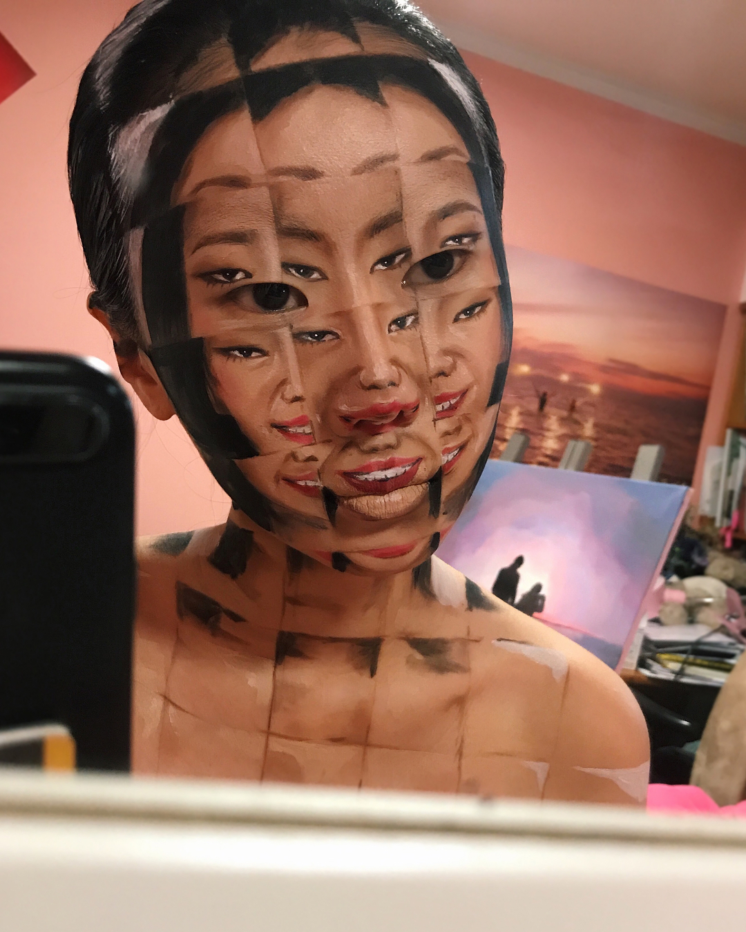 Фотография: Прекрасные химеры: визажист из Кореи взрывает мозг оптическими иллюзиями макияжа №51 - BigPicture.ru