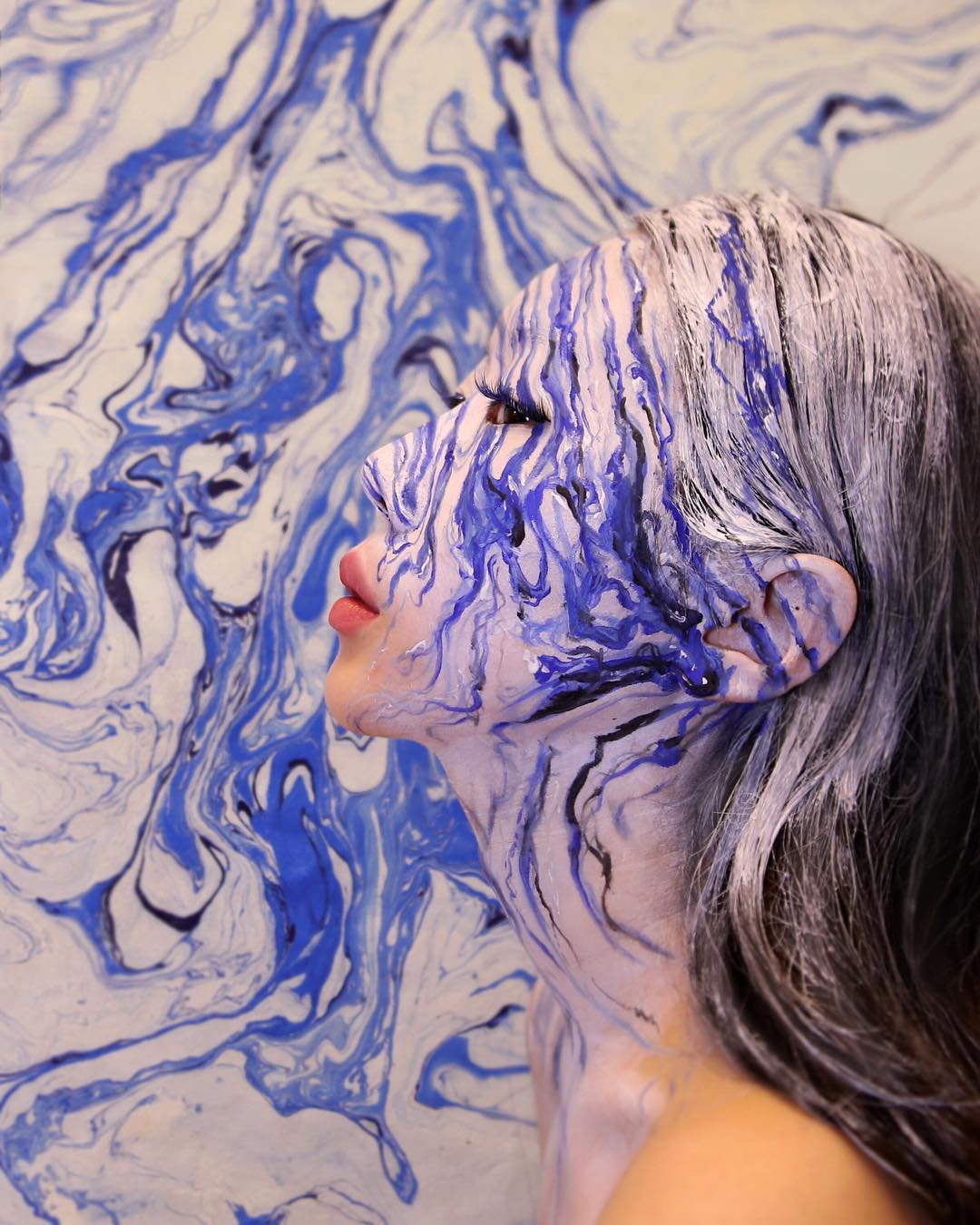 Фотография: Прекрасные химеры: визажист из Кореи взрывает мозг оптическими иллюзиями макияжа №60 - BigPicture.ru