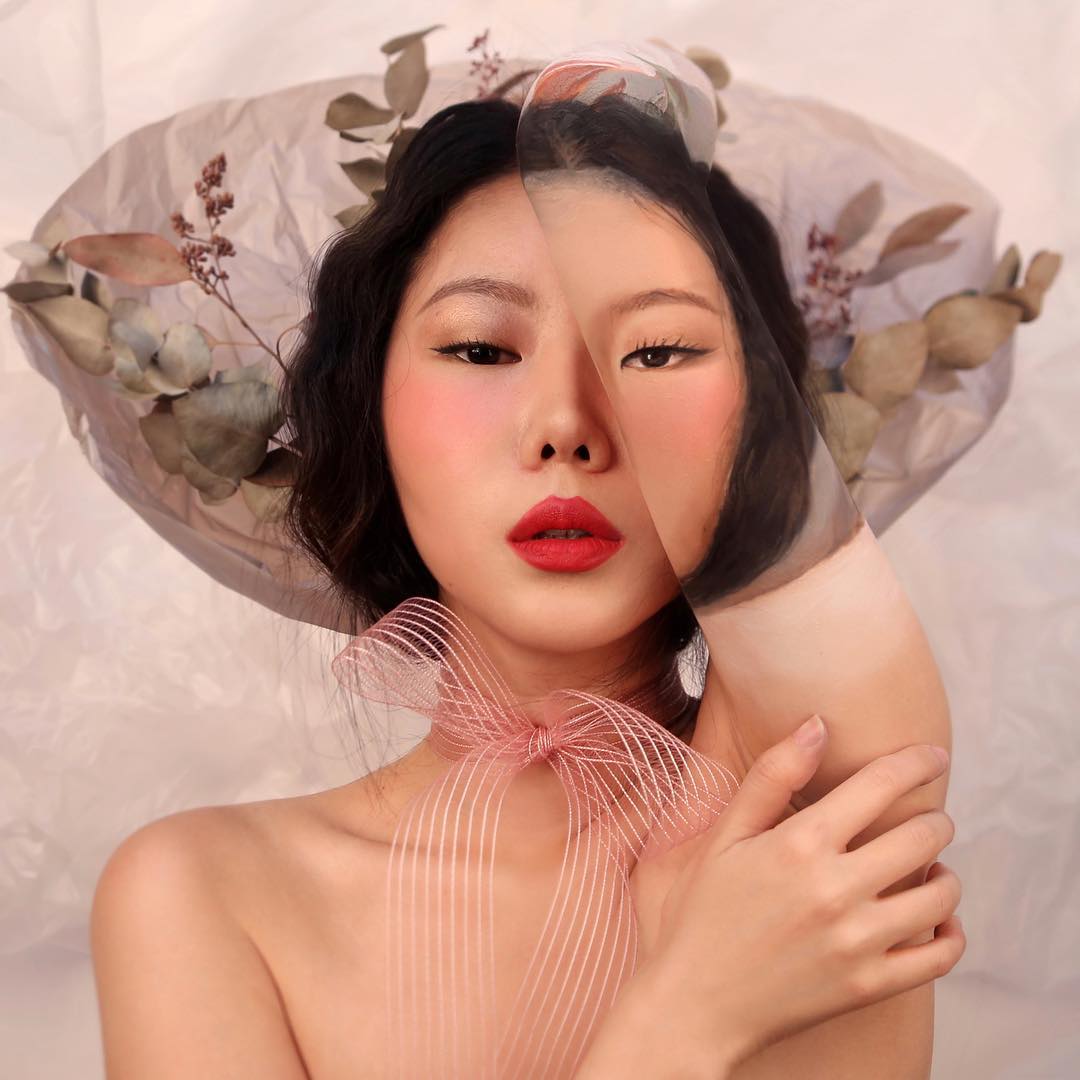 Фотография: Прекрасные химеры: визажист из Кореи взрывает мозг оптическими иллюзиями макияжа №69 - BigPicture.ru