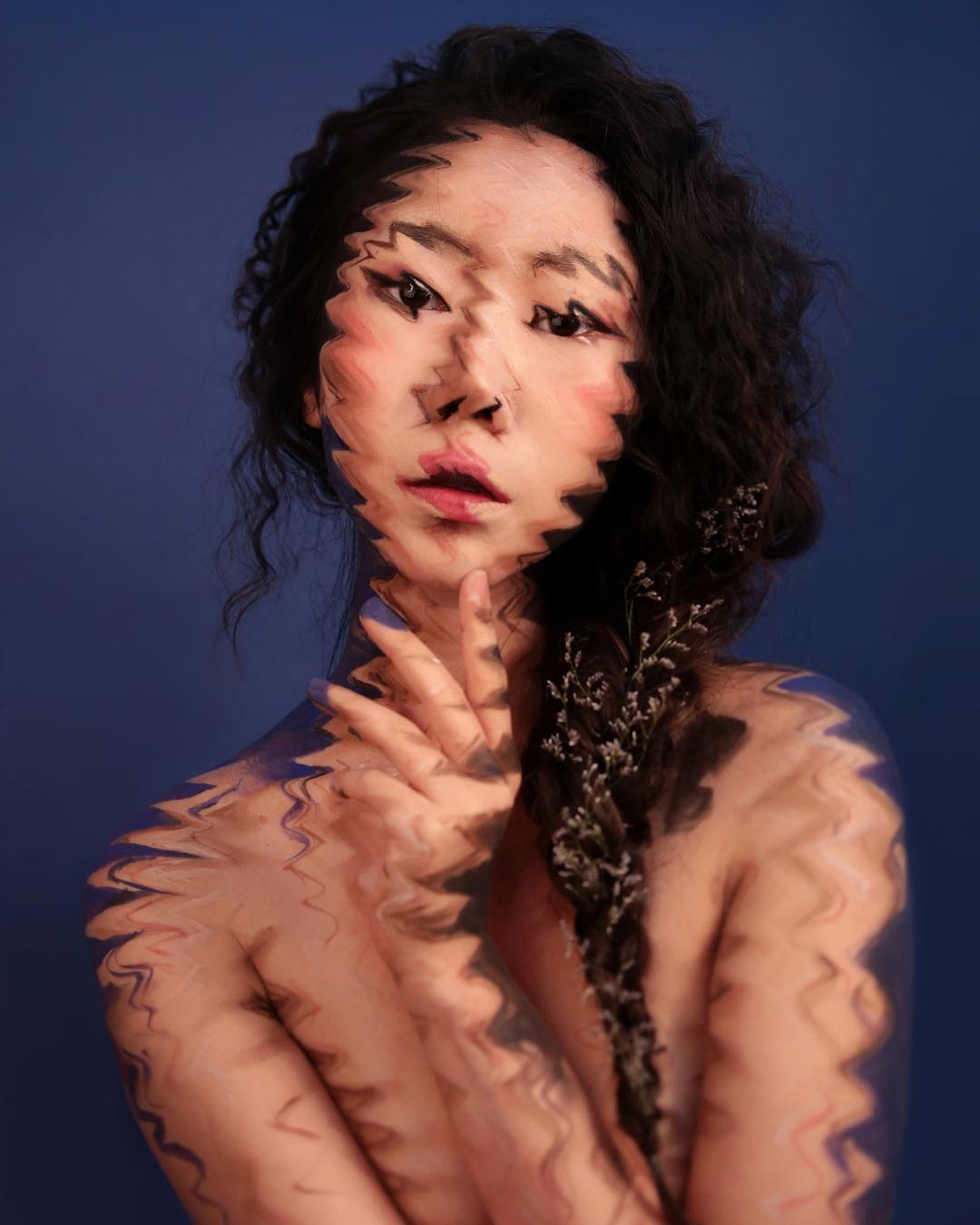 Фотография: Прекрасные химеры: визажист из Кореи взрывает мозг оптическими иллюзиями макияжа №73 - BigPicture.ru